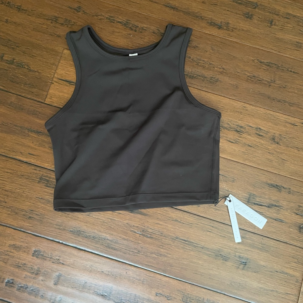 Paragon Fitwear Black Crop Tank | Size Medium
